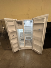 Load image into Gallery viewer, Frigidaire 25.6 cu ft White Side by Side Refrigerator - 7260