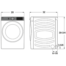 Load image into Gallery viewer, Brand New GE 7.8 cu. ft. Electric Dryer - GFD85ESPNRS
