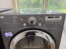 Load image into Gallery viewer, (T08917) LG Front Load Washer and Gas Dryer with pedistals Set - 8917