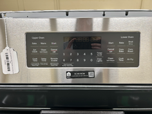 Load image into Gallery viewer, GE 6.8 cu ft Stainless Steel Double Oven Gas Stove - 7062