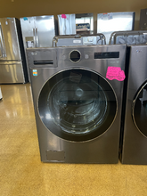 Load image into Gallery viewer, LG 5.0 cu ft Black Front Load Washer - 4493