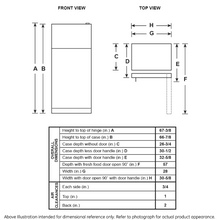 Load image into Gallery viewer, Brand New Stainless 17.5 cu ft Refrigerator - GTS18GSNRSS