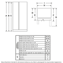 Load image into Gallery viewer, Brand New GE 25.3 Cu. Ft. Side-By-Side Refrigerator - GSS25GYPFS