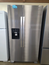 Load image into Gallery viewer, Whirlpool 24.5 cu ft Stainless Steel Side by Side Refrigerator - 7650