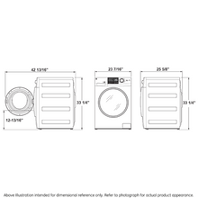 Load image into Gallery viewer, Brand New GE 24 in All in One Washer and Electric Dryer Set - GFQ14ESSNWW