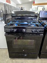 Load image into Gallery viewer, GE Black Gas Stove - 8069