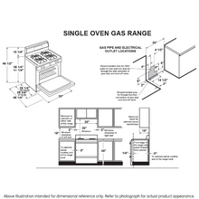 Load image into Gallery viewer, Brand New GE 30" FREE-STANDING FRONT CONTROL GAS STOVE- JGBS10DEMWW