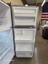 Load image into Gallery viewer, Frigidaire 17.6 cu ft Stainless Steel Top Freezer Refrigerator - 7715