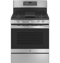 Load image into Gallery viewer, Brand New GE Stainless Convection & Air Fry Gas Stove - JGB735SPSS