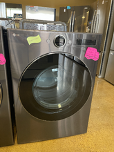 Load image into Gallery viewer, LG 7.4 cu ft Black Electric Dryer - 4494