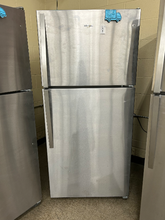 Load image into Gallery viewer, Whirlpool 18.2 cu ft Stainless Steel Refrigerator - 7654