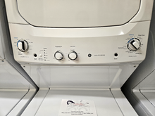 Load image into Gallery viewer, GE 3.8 Cu. Ft. Washer and 5.9 Cu. Ft. Gas Dryer Laundry Center - 7293