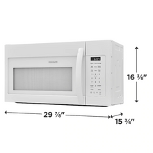 Load image into Gallery viewer, Brand New Frigidaire 1.8 Cu. Ft. White OTR Microwave - FMOS1846BW