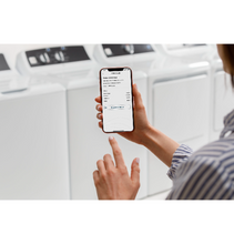 Load image into Gallery viewer, Brand New GE Commercial App Payment Gas Dryer - VTD52GASRWB