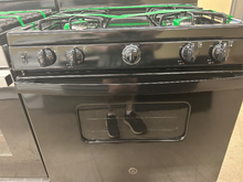 Load image into Gallery viewer, GE 4.8 cu ft Black Gas Stove - 7039