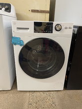 Load image into Gallery viewer, GE 2.4 cu ft Front Load Washer and Electric Dryer Set - 5113