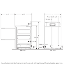 Load image into Gallery viewer, Brand New Hotpoint 6.2 cu. ft. Electric Dryer - HTX24EASKWS