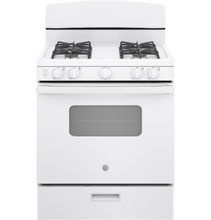 Load image into Gallery viewer, Brand New GE 30" FREE-STANDING FRONT CONTROL GAS STOVE- JGBS10DEMWW