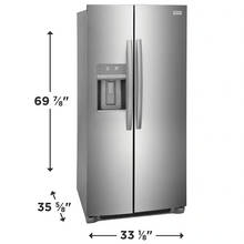 Load image into Gallery viewer, Brand New 22.3 Cu. Ft. 33 in Standard Depth Side by Side Refrigerator - GRSS2352AF