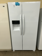 Load image into Gallery viewer, Frigidaire 25.6 cu ft White Side by Side Refrigerator - 7255