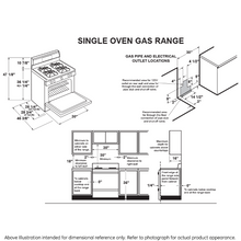 Load image into Gallery viewer, Brand New Hotpoint White Gas Stove - RGBS400DMWW