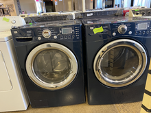 Load image into Gallery viewer, LG Blue Front Load Washer and Electric Dryer Set - 4336 - 4335