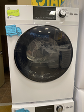 Load image into Gallery viewer, 24 in GE 2.4 cu ft Front Load Washer and 4 cu ft Electric Dryer Set - 5954 - 5971
