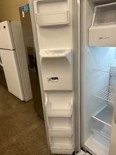 Load image into Gallery viewer, Frigidaire 25.6 cu ft White Side by Side Refrigerator - 7260