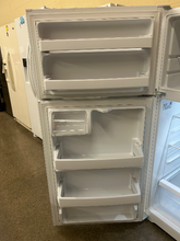 Load image into Gallery viewer, GE 15.6 Cu. Ft. White Top-Freezer Refrigerator - 7318