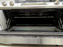 Load image into Gallery viewer, GE - 6.6 Cu. Ft. Slide-In Stainless Double Oven Electric Stove - 5944