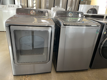 Load image into Gallery viewer, Samsung Grey Washer and Electric Dryer Set - 4600 - 4601