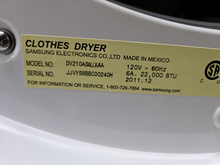 Load image into Gallery viewer, Samsung Gas Dryer - 8039