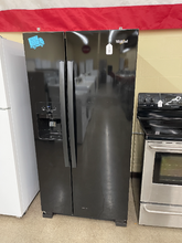 Load image into Gallery viewer, Whirlpool - 21.4 Cu. Ft. Black Side-by-Side Refrigerator - 6092
