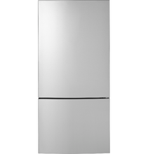 Load image into Gallery viewer, Brand New GE Stainless Bottom Freezer Refrigerator - GBE17HYRFS