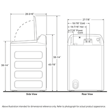 Load image into Gallery viewer, Brand New GE PROFILE 4.9 CU. FT. WASHER - PTW605BPRDG