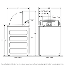 Load image into Gallery viewer, Brand New Hotpoint 3.8 cu. ft. Washer - HTW240ASKWS