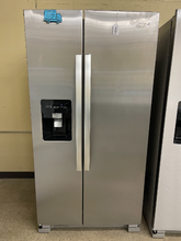 Load image into Gallery viewer, Whirlpool - 24.6 Cu. Ft. Stainless Side-by-Side Refrigerator - 6084