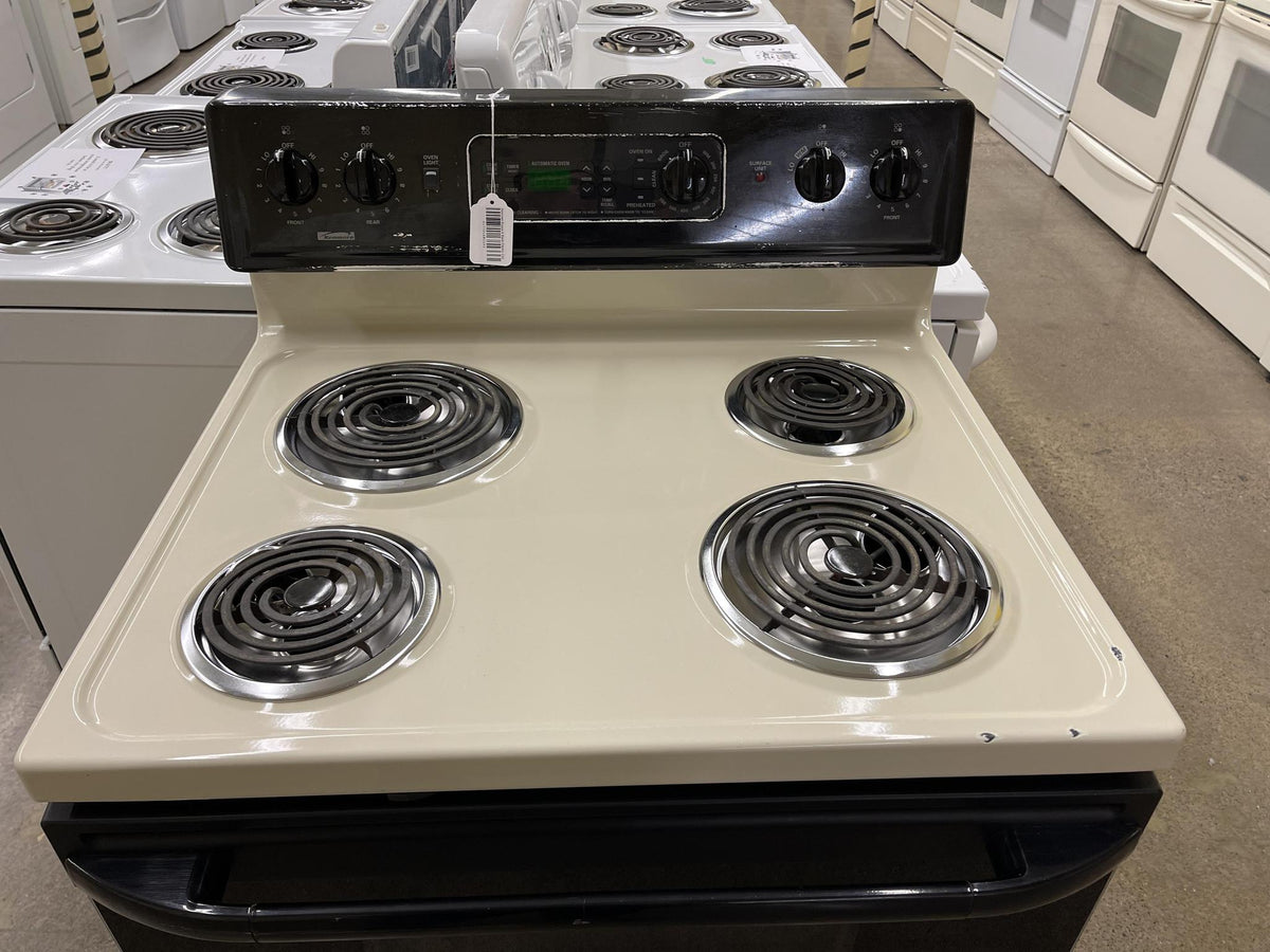 Kenmore Stove Coil Top Stainless Black (Convection Oven) — Mesquite Group