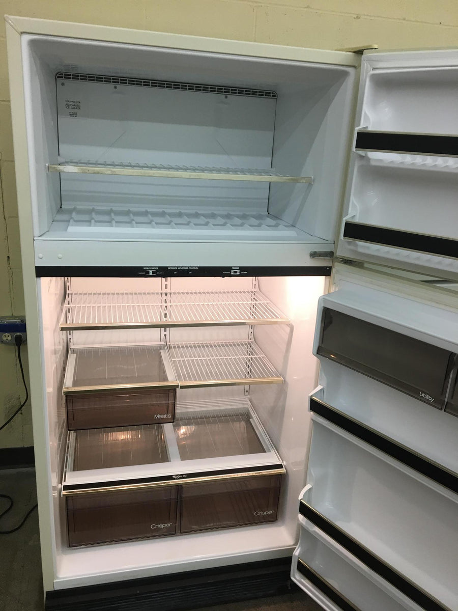 Whirlpool Bisque Refrigerator 0710 Shorties Appliances And More, LLC