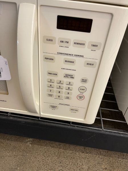 GE Bisque Microwave 1934 Shorties Appliances And More LLC