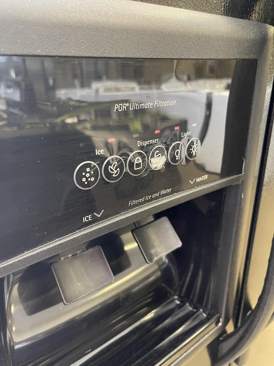 Kenmore Black Side by Side Refrigerator 7666 Shorties Appliances