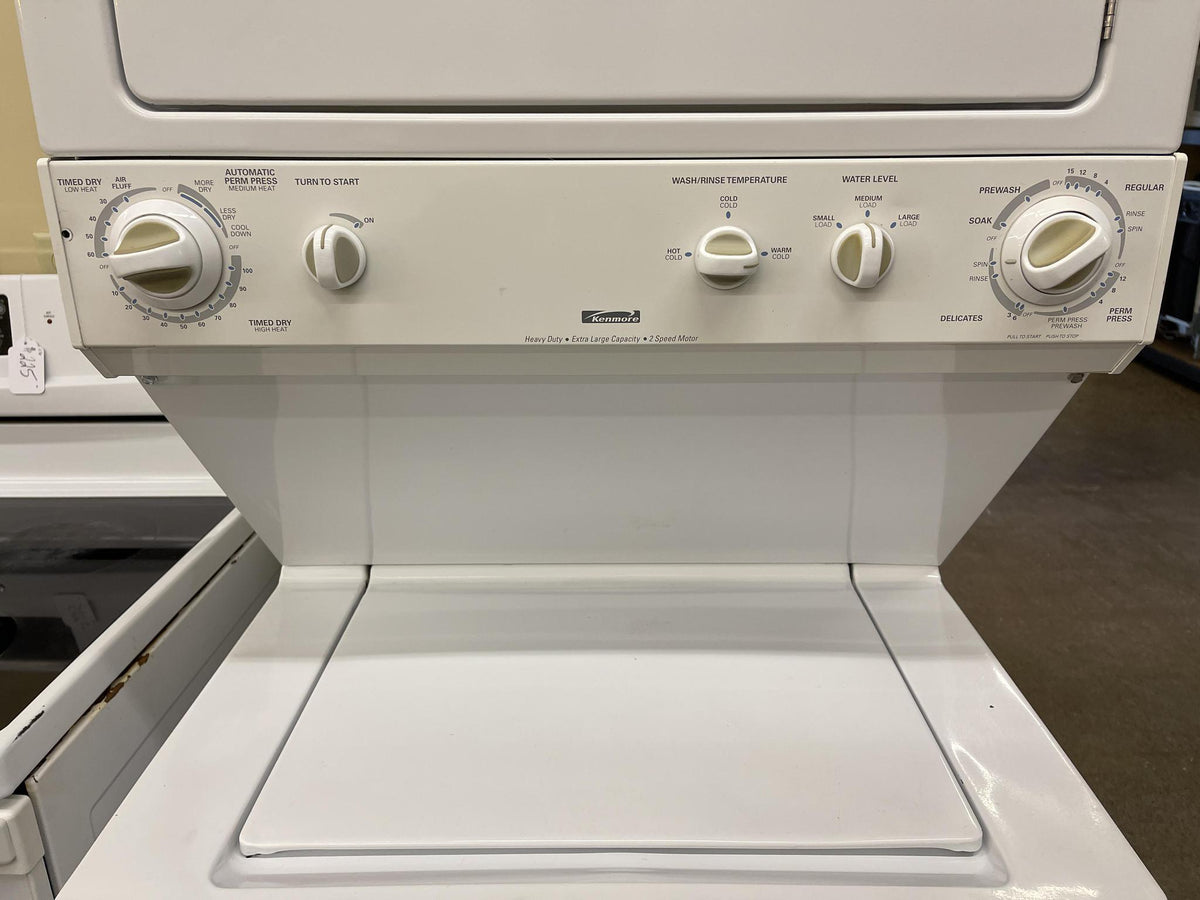 Kenmore 27 stackable washer shop dryer