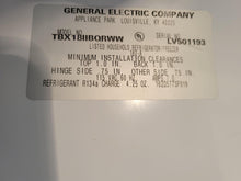 Load image into Gallery viewer, GE Refrigerator - 0189