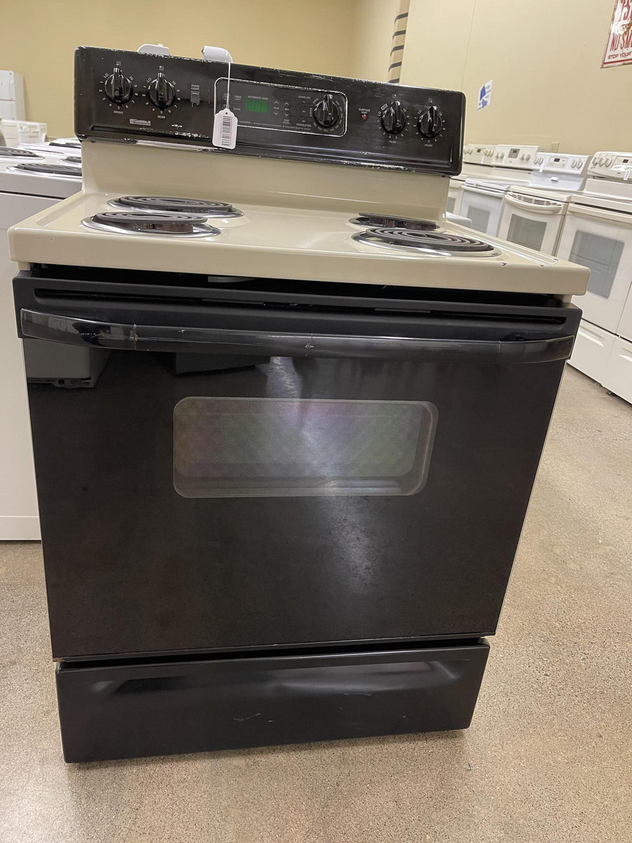 Kenmore Stove Coil Top Stainless Black (Convection Oven) — Mesquite Group