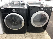 Load image into Gallery viewer, Maytag Black Front Load Washer and Dryer Set - 8605-1654