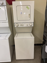Load image into Gallery viewer, Whirlpool Bisque Stack Washer and Electric Dryer - 9980
