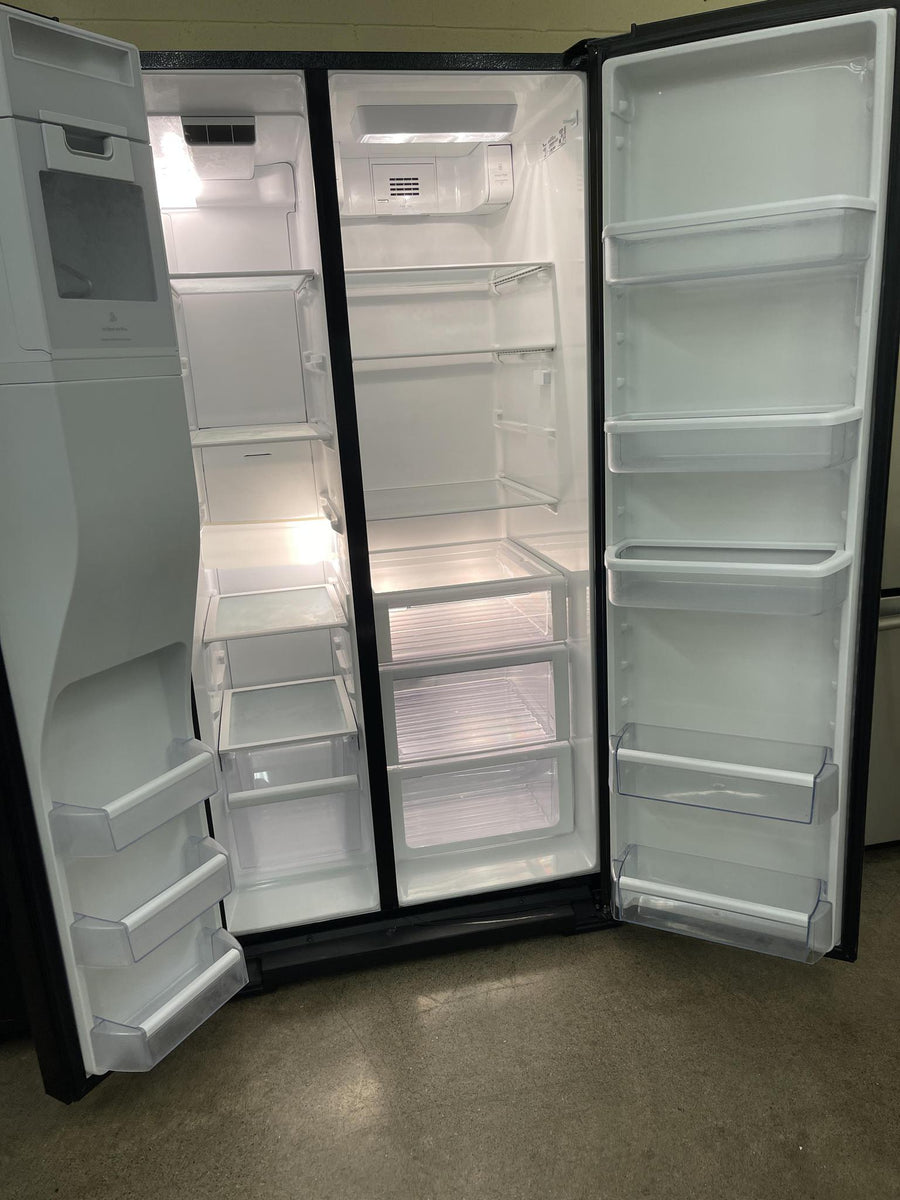 Whirlpool Black Side by Side Refrigerator 4992 Shorties Appliances And More, LLC