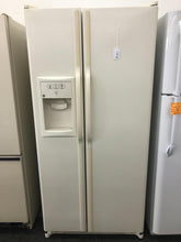 Load image into Gallery viewer, GE Bisque Side by Side Refrigerator - 7827