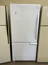 Load image into Gallery viewer, Kenmore White Bottom Freezer Refrigerator - 5235