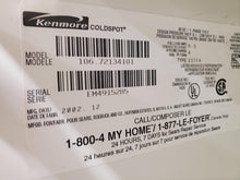 Load image into Gallery viewer, Kenmore Refrigerator - 1345